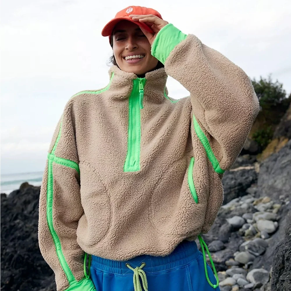 FP Movement by Free People Tan and Orange Jacket - Picture 10 of 10